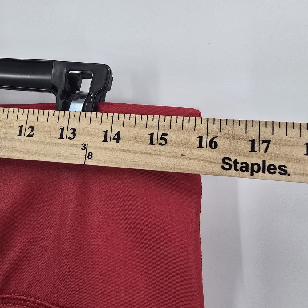 NWT 90 Degree By Reflex Leggins Womens XL Scorpio Red Straight Leg New - Picture 7 of 8